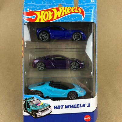 Hot Wheels 3 Pack Alfa Romeo 8c Competizione 17 Acura NSX