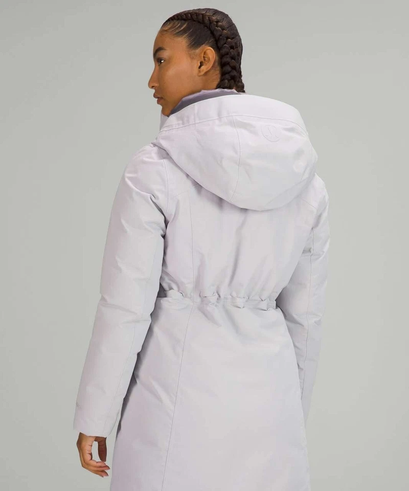 NWT LULULEMON WOMENS SNOW WARRIOR PARKA Size 2 Chrome - W4BTRS - $245 - Image 3 of 4