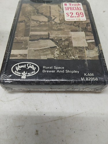 Brewer and Shipley - Rural Space 8 Track Tape, NEW SEALED - Imagen 4 de 4