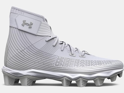 Under Armour Boys UA Highlight Franchise Jr. Football Cleat 3023724 WHITE New - Picture 2 of 5