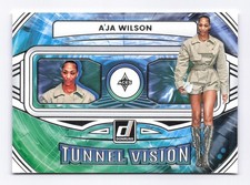2026 Donruss WNBA #9 A'ja Wilson, Las Vegas Aces Tunnel Vision Insert