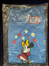 Minnie Mouse Disney Blue T-Shirt CHILD 14-16 VTG 80's New Sealed in Bag