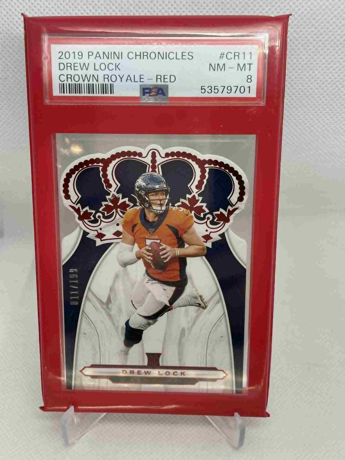 Drew Lock Panini Chronicles Crown Royale #CR11 Red