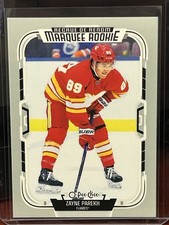 O-Pee-Chee Marquee Rookie #551 Zayne Parekh Flames 2025-26 NHL Hockey Card
