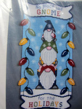 Mary Maxim Craft Kit No Place Like Gnome for the Holidays Christmas Decoration