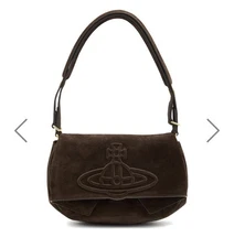 VIVIENNE WESTWOOD Sadie suede shoulder bag Purse Orb Bag