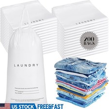 Durable Laundry Bags Disposable Hotel Drawstr...