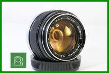 EXC 5 OLYMPUS OM G.ZUIKO AUTO-S 50mm f/1.4 Fast Prime MF Lens Tested Read Desc