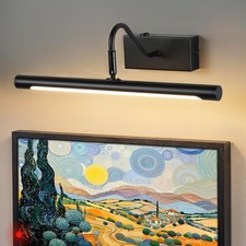 Epinl LED Picture Light 40cm 8W 3000K Swivel Head – Black