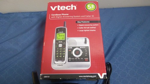VTech CS5121 Wireless Handset Cordless Phone System 5.8GHz W/answering Machine - Picture 3 of 3