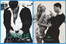 1992 Jordache Jeans Basics 101 Sexy Man Couple Dress Suit Pinky Ring Print Ad