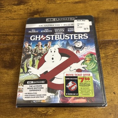 Ghostbusters (4K Ultra HD/Blu-Ray 1984) Bill Murray NEW SEALED