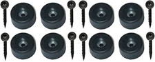 8 Pack Speaker Cabinet Enclosure Rubber Feet Anti-Skid Vibration Resistant Foot
