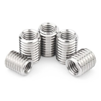 M2-M12 Thread Adapter Threaded Inserts Screw Reducer Adapter 304 Stainless Steel