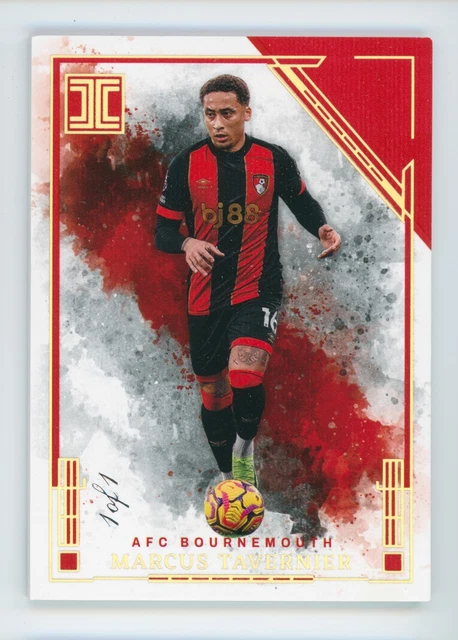 2024-25 Marcus Tavernier Panini Impeccable Ruby & Gold AFC Bournemouth Card 1/1