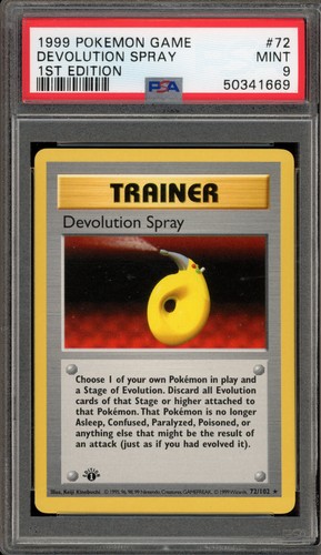Devolution Spray — Base Set (1st Edition,Shadowless)