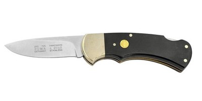 PUMA Germany 250725 4 Stars Holding Knife Black Wood Handle New