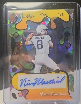 2025 Leaf Eclectic Nicco Marchiol Pure Auto SP 1/1 PBA-NM1 Mountaineers Acetate 
