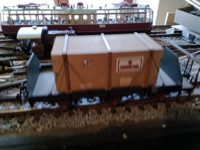 Magnus Höhne G Güterwagen Mit Holzkiste