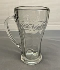 Vintage Coca-Cola Glass Mug w/ Handle - Thick Heavyweight 12oz