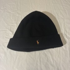 Polo Ralph Lauren Pony Logo Cuffed Beanie Kni...