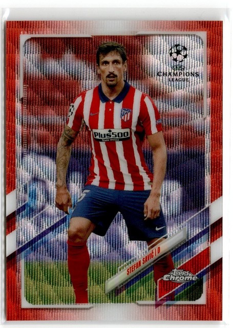 2020 TOPPS CHROME UEFA RED WAVE STEFAN SAVIC /5