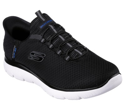 Skechers Slip On Sneaker für Herren Summits High Range in Schwarz, 5,5-14