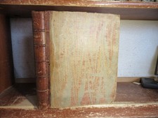 Old THE PSALMS Leather Book 1765 PRAYER RELIGIOUS HYMN BIBLE CHURCH ANTIQUE SONG