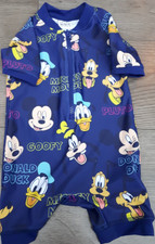 Matalan Disney Mickey Mouse Boys Age 6-9 Months Navy Rash Suit