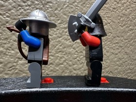 LEGO Castle King/Dragon Knight Minifigure Lot of 5 (70404 70806) A5