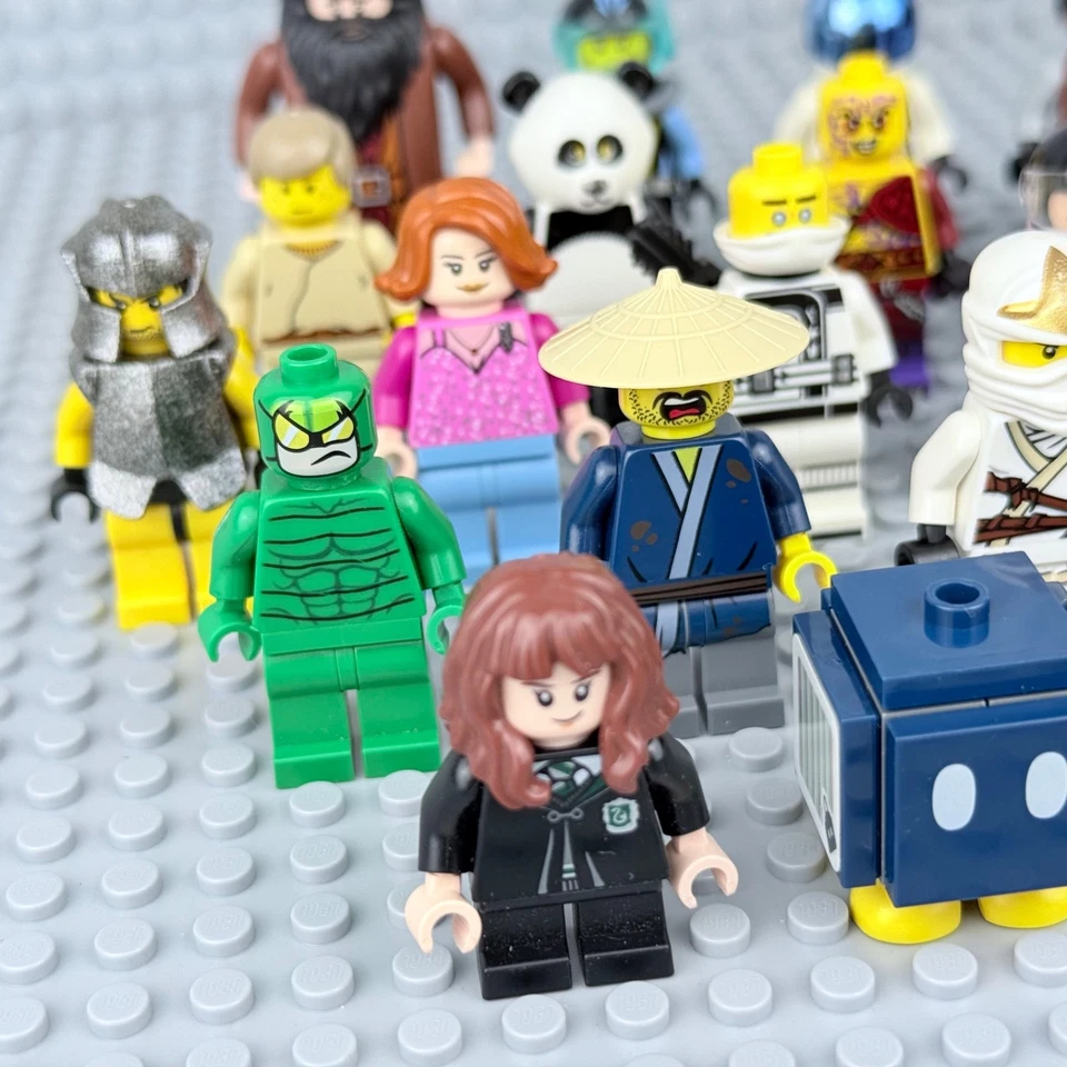 Лот из 20 минифигурок LEGO - случайный выбор, Гарри Поттер, Ниндзяго, город - Изображение 3 из 4
