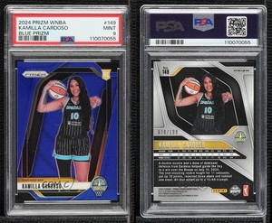 2024 Panini Prizm WNBA Blue /199 Kamilla Cardoso #149 PSA 9 MINT Rookie RC