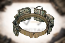 Tactical Pouches Duty Belts Utility Belt 8pcs Set Up- CP
