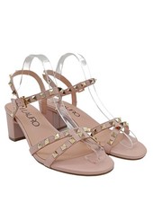 DI LAURO High Heel Sandaletten Damen Sandaletten Gr. DE 40 hellrosa Casual-Look