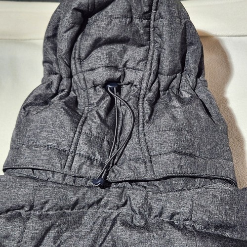 women's LAND'S END long Down Puffer parka coat jacket Gray size 2X (20W-22W) - Picture 7 of 7