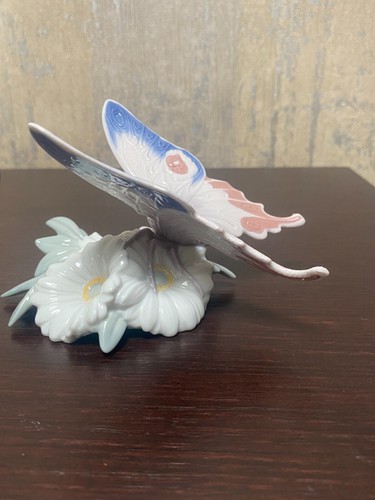 Lladro Graceful Landing Schmetterling Porzellan Figur Retired - Bild 6 von 9
