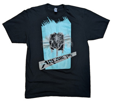 Arcade Fire Band Tee Vintage Y2K 2004 Funeral Tour Concert Merch T Shirt Adult M