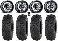 ITP Momentum 15" Wheels Milled 35" Chicane DS Tires Yamaha YXZ1000R