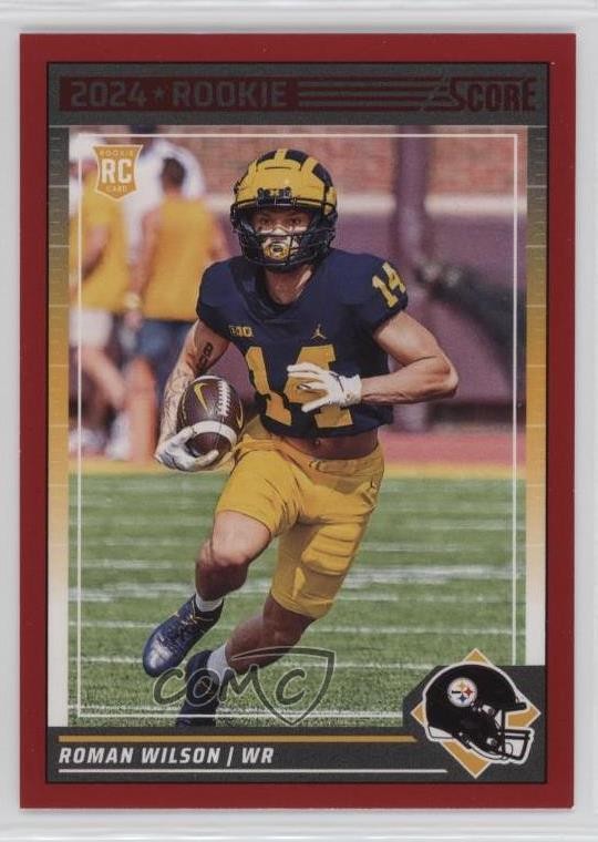 2024 Score Rookies Red Roman Wilson #360 Rookie RC