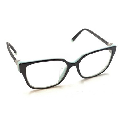 Tiffany & Co TF 2197 Black Blue Cat Eye Eyeglasses Frames 54-15 140 Italy Women