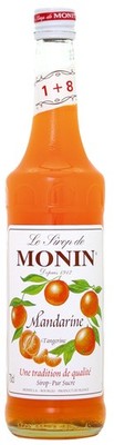 (11,22 /l) Le Sirop de Monin Mandarinen Sirup 1:8 0,7 l Flasche