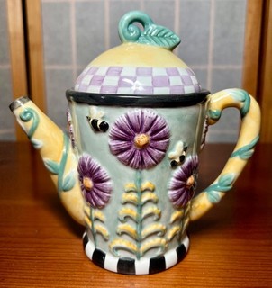 Vintage Sakura Debbie Mumm Wisteria Teapot