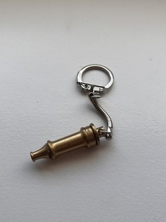 B158: Vintage Fire Hose Nozzle Keyring Fire Brigade