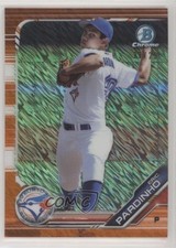 2019 Bowman Chrome Prospects Orange Shimmer Refractor 22/25 Eric Pardinho 7i2