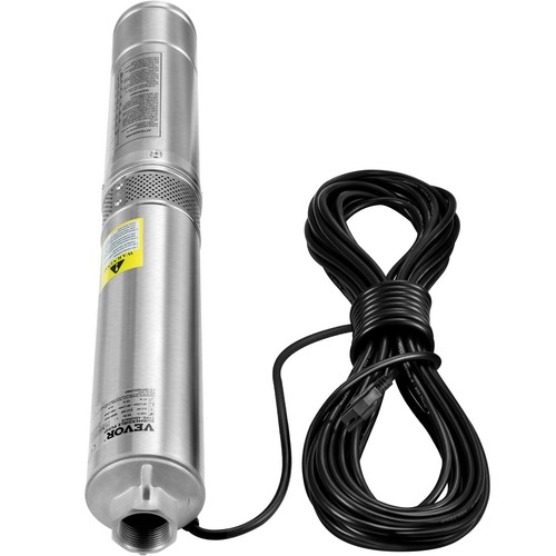 Deep Well Submersible Pump Stainless Steel Water Pump 0.5HP 28GPM 167 ft - Picture 9 of 12
