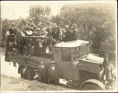 Foto Ak Lieferwagen des Fruchthaus W. u. H. Lie... Hamburg,... - 10527612