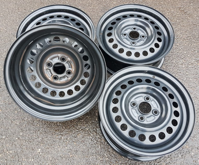 4 x Stahlfelgen für HONDA JAZZ / HYBRITH /  INSIGHT 5,5Jx15H2 4x100 ET45 #28487