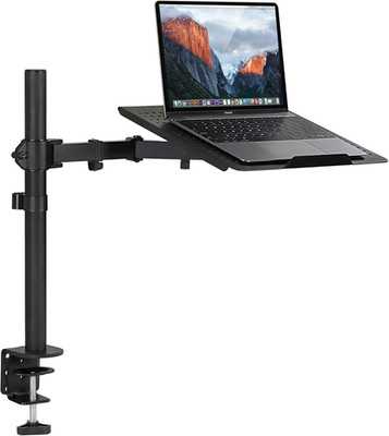 Mount-It! Laptop Desk Mount, Full Motion Laptop Arm with Vented Tray, Heavy-Duty