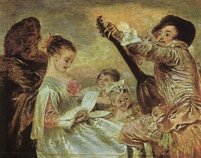 The Music Lesson Kunstdruck Poster Wanddeko Premium Akzent fein Ausstellung elegant