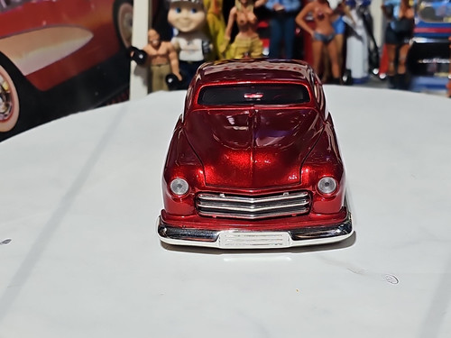 VINTAGE Jada Dub City Old Skool 1951 Mercury - CANDY APPLE RED VERY NICE CAR 🚗 - Picture 4 of 24